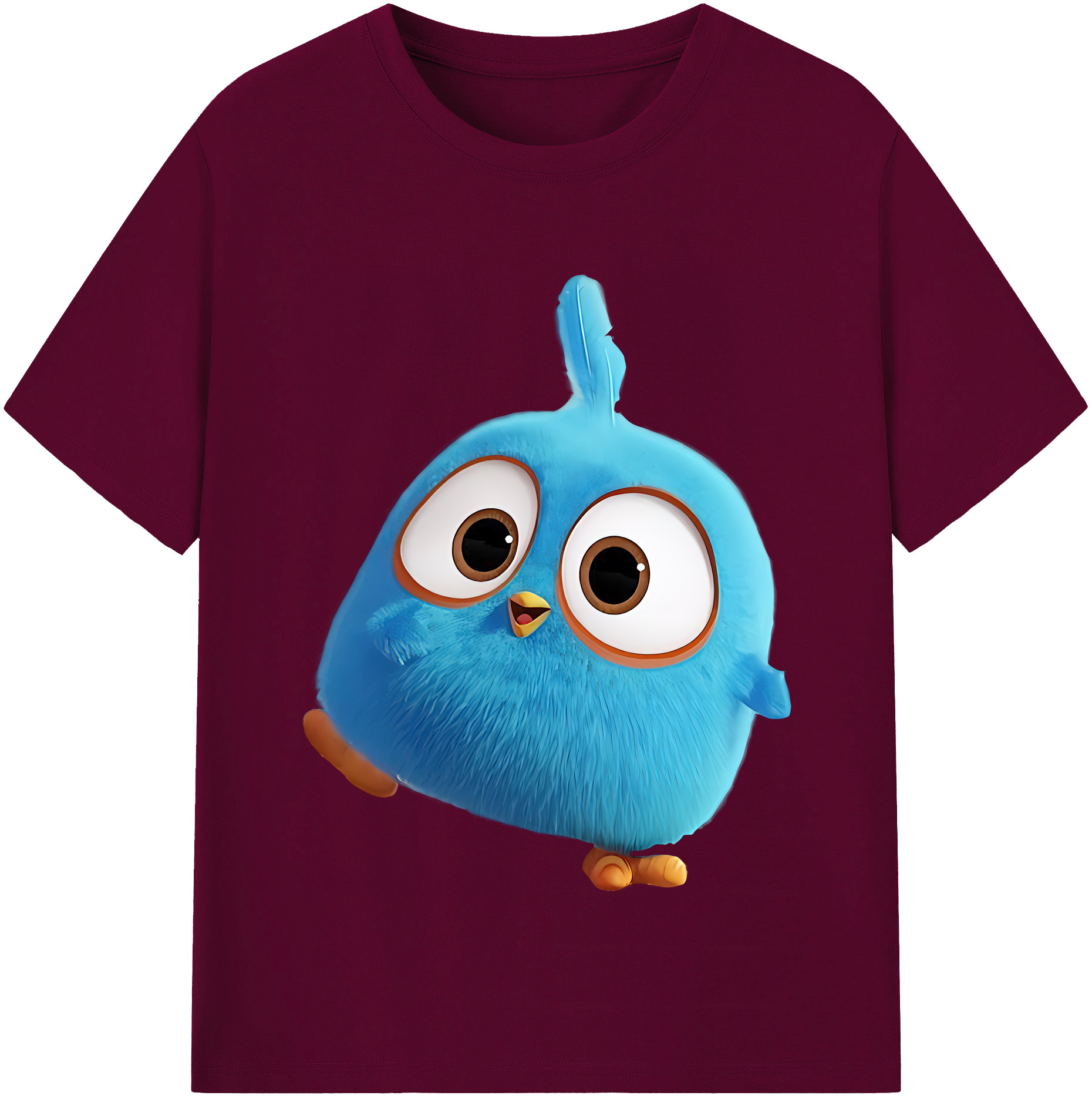 （画像用） Angry Birds アングリーバード レディースカジュアルプリントTシャツ（綿100％）